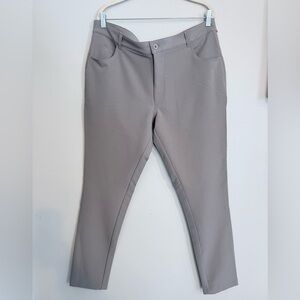 Zyia Active Men’s Office Chinos in Stone Gray